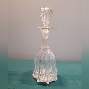Antique Victorian 1800's Pillar Shape Decanter